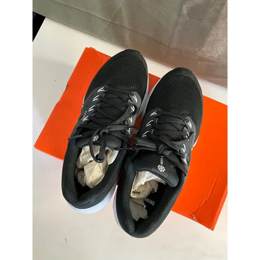 Nike Run Swift 3 sneakers in black and white
